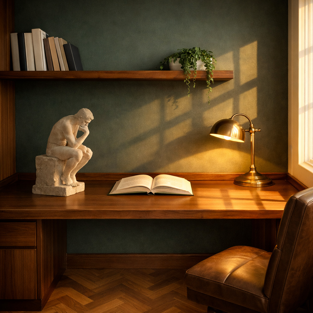 The Meaning Behind The Thinker Sculpture in Modern Interiors