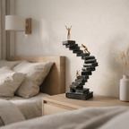 Modern Book Stairs Statue Knowledge Ascent