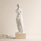 Matte White Venus de Milo Greek Sculpture