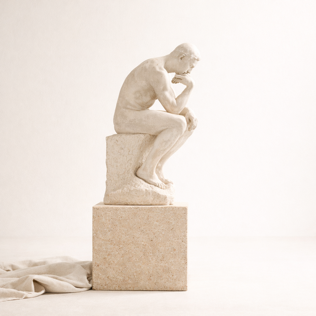 The Thinker Sculpture Set Modern Minimalist Decor