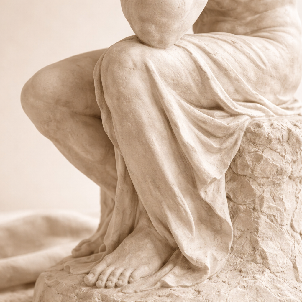 The Thinker Sculpture Set Modern Minimalist Decor