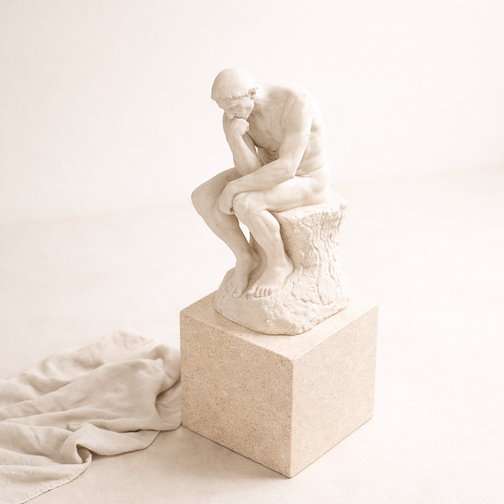 The Thinker Sculpture Set Modern Minimalist Decor