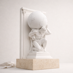 Greek Mythology Atlas Statue Minimalist Decor