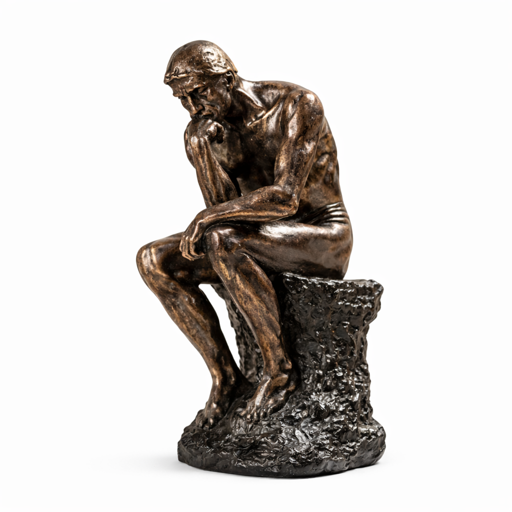 The Thinker Sculpture Set Modern Minimalist Decor