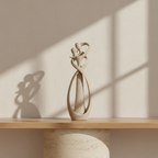 Minimalist Eternal Embrace Sandstone Style Statue