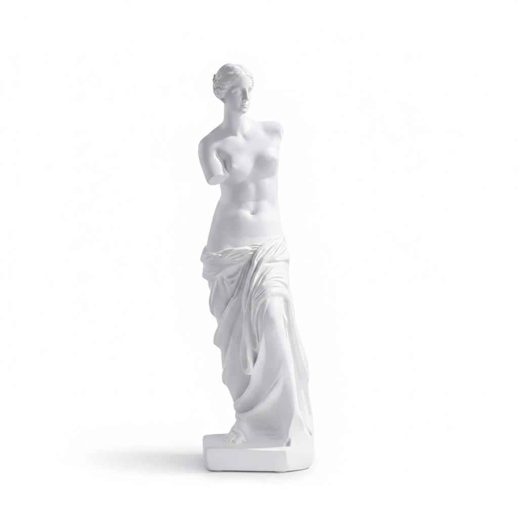 Matte White Venus de Milo Greek Sculpture