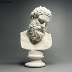 Roman Mythology Hercules Bust Statue Minimalist Decor