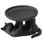 Creative Cat Shape Cat Jewelry Tray Large Capacity Black Jewelry Storage Tray Decoration INS Ring Holder Jewelry Storage