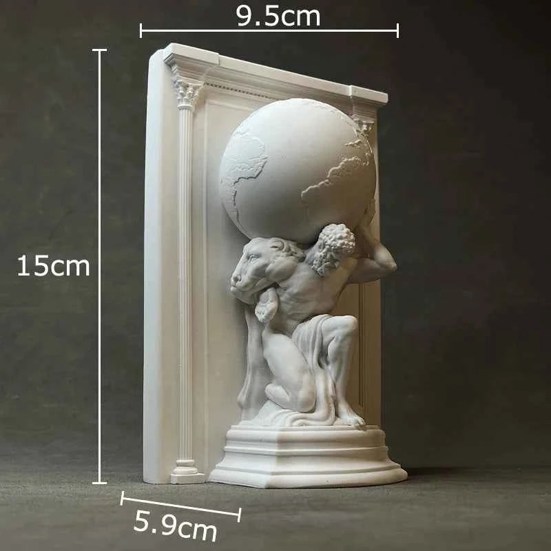 Hercules Mythical Figures Plaster Statue Desk Decoration Ornaments Creative Artwork Characters Sculpture Room Aesthetic Decor