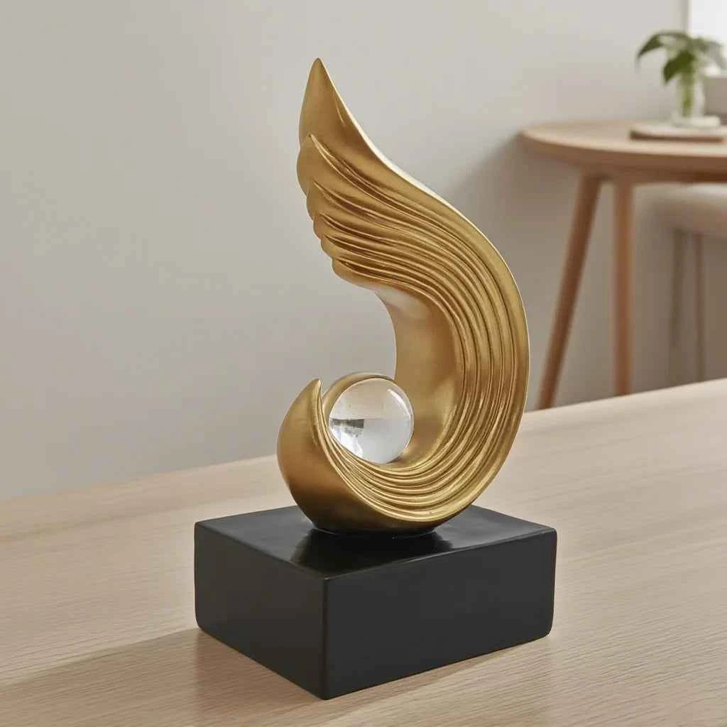 1Pc Feng Sheng Shui Qi Decoration Wine Cabinet Decoration Light Luxury High-End Living Room Tv Cabinet High-End Craft Home Display Cabinet