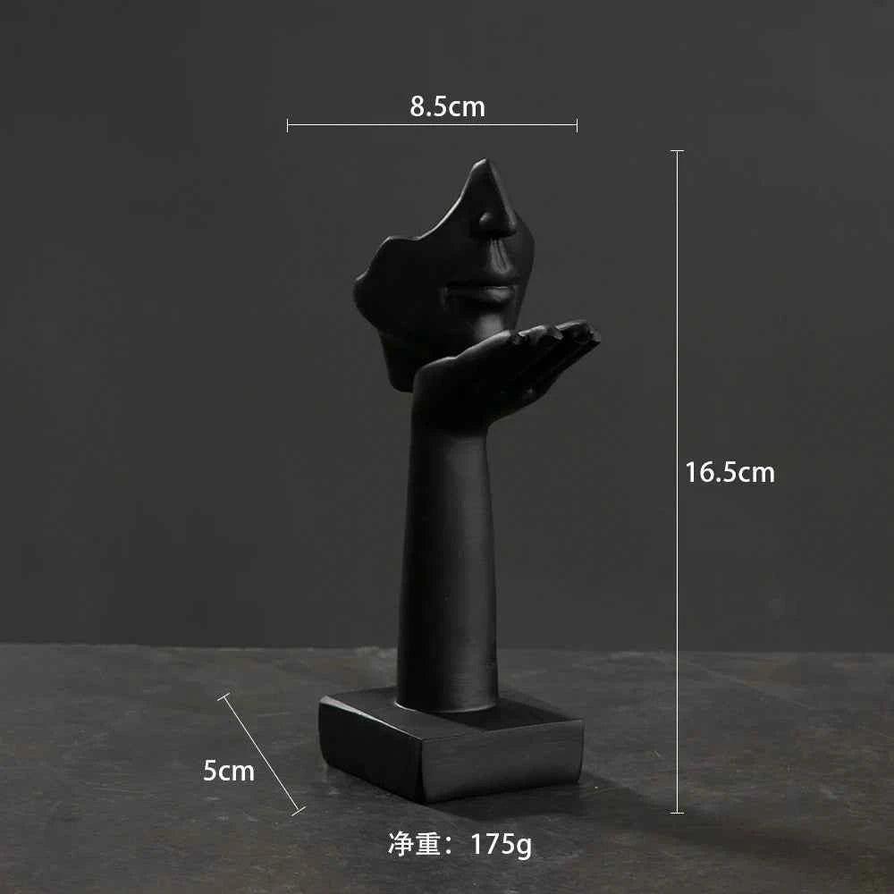 European crafts ornaments simple abstract figure sculpture office living room sculpture art decorations