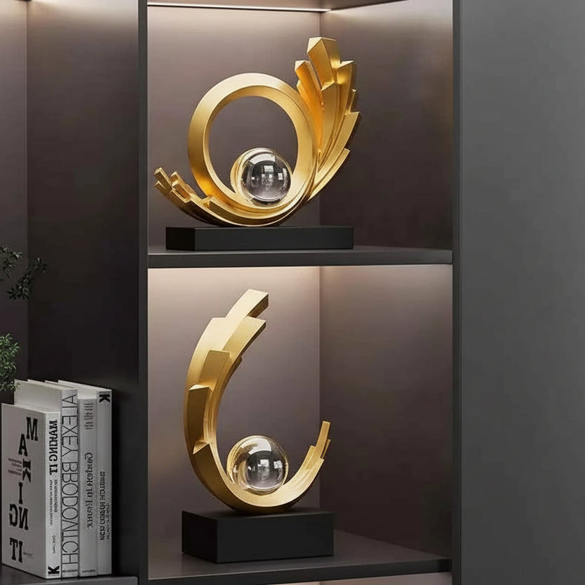 1Pc Collectible Figurine, Light Luxury Smooth Smooth Decoration Home Living Room Entrance Wine Cabinet Tv Cabinet Decoration Housewarming Opening Gift