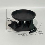 Creative Cat Shape Cat Jewelry Tray Large Capacity Black Jewelry Storage Tray Decoration INS Ring Holder Jewelry Storage