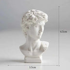 Ancient Greek Goddess Athena Sun God Apollo Mini Plaster Resin Statue Nordic Home Decoration David Head Figurine Art Ornaments