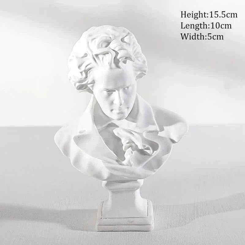 Ancient Greek Goddess Athena Sun God Apollo Mini Plaster Resin Statue Nordic Home Decoration David Head Figurine Art Ornaments