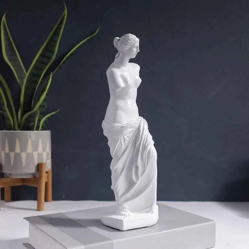 Venus de Milo Statue Resin Figure Sculpture Home Bedroom Living Room Study Decoration Ornament