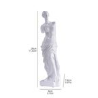 Venus de Milo Statue Resin Figure Sculpture Home Bedroom Living Room Study Decoration Ornament