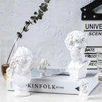 Ancient Greek Goddess Athena Sun God Apollo Mini Plaster Resin Statue Nordic Home Decoration David Head Figurine Art Ornaments