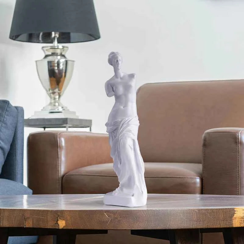 Venus de Milo Statue Resin Figure Sculpture Home Bedroom Living Room Study Decoration Ornament