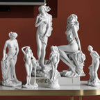 19cm/36cm Aphrodite Sculpture Greek Godness Venus Statue Desktop Bookshelf Decoration Objects Home Room Office Decor Accent