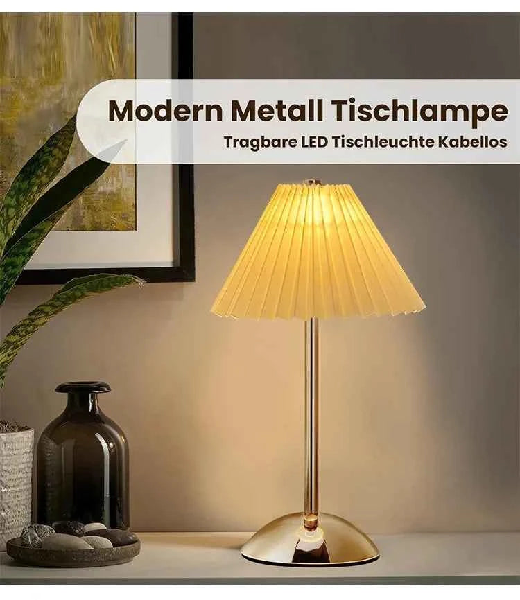 LED Table Lamp Creative Atmosphere Desk Lamp USB Rechargeable Table Lamp Vintage Bedroom Bedside Study Decorative Night Lights